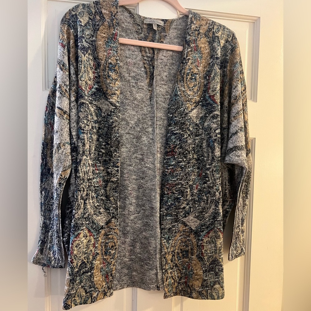 Charlotte Russe Multicolored Patterned Cardigan